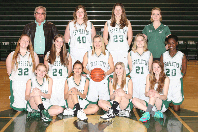 The Templeton High School girls junior  varisty basketball team.