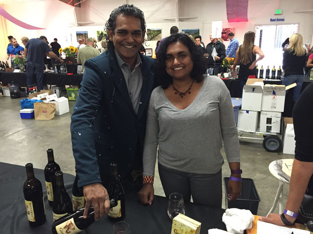 Ishka and Mareeni Stanislaus our their Guyomar wines from the Templeton Gap.