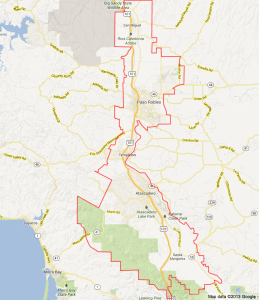 Salinas River Trail map