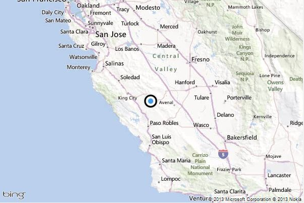  3.6 earthquake north of Paso Robles