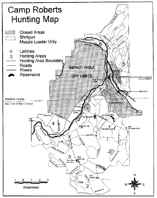 Camp roberts hunt map Paso Robles Daily News