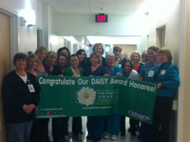 Fifty nurses received the DAISY Award for extraordinary nursing this quarter at Twin Cities Hospital.