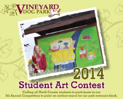 vineyard dog park art contest