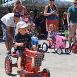 The tractor races at the fair had several heats in the different age groups. Photo by Heather Young 