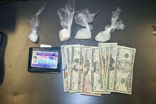 Sheriff's photo from the meth bust in Cayucos on Tuesday.
