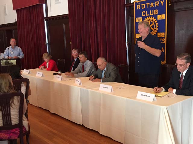 City Council Forum at Rotary Club