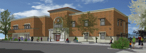 This rendering shows what the new  Atascadero Junior High School will look like when construction is complete in 2017.