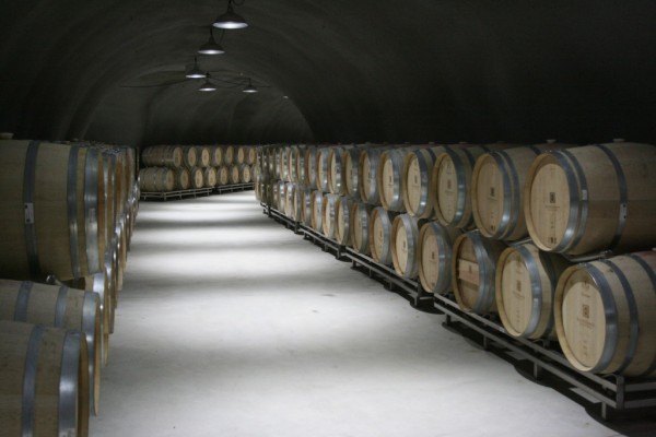 Halter Ranch wine caves.