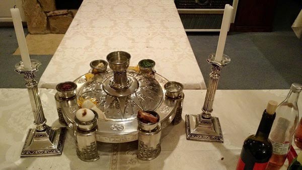 Passover tray.