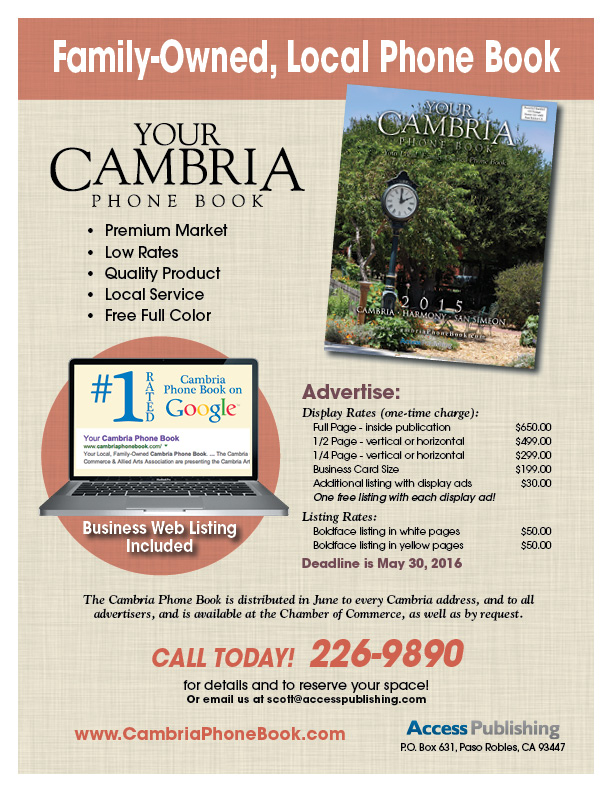 advertise in Cambria