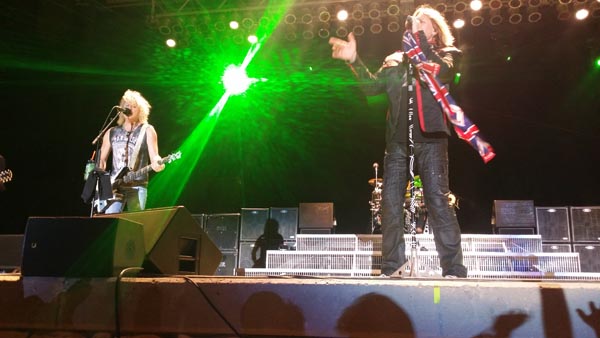 Def Leppard performed at the Mid-State Fair on Monday night. Photos by DuPree Dial. 
