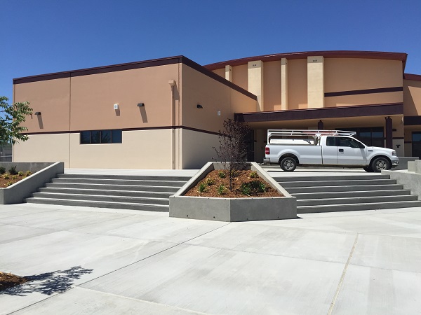 Paso Robles High School is just weeks from opening a second gym facility on campus.   Photo by Paula McCambridge