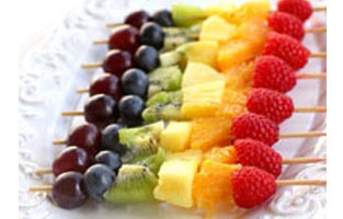 Rainbow snacks healthy heroes