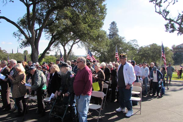 The annual Veteran's Day ceremony held at the Paso Robles District Cemetery was well attended by both veterans and community members. Photos by Jackie Iddings. 