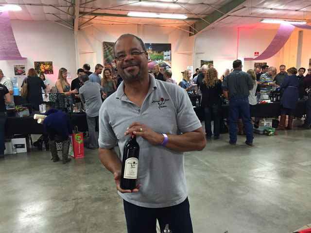Winemaker Michael Jones of Michael Rose Cellars. 