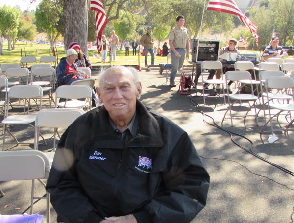 WWII Veteran and Paso Robles resident Don Hannen. 