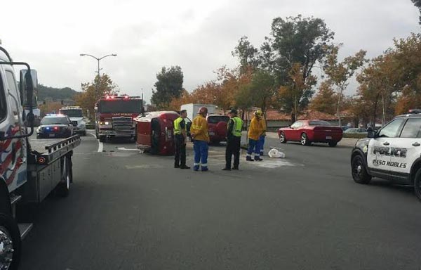 collision outside albertsons paso robles