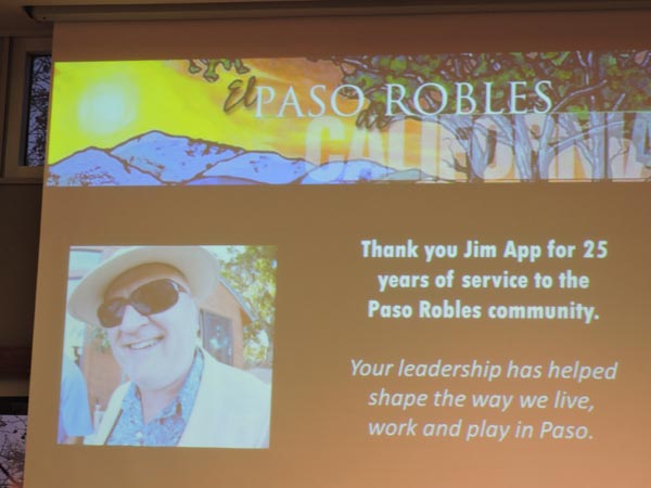 Jim App retires paso robles