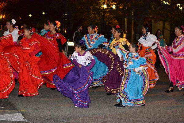 spanish dancers parade
