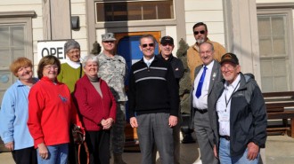 Paso Robles Mayor Steve Martin, Camp Roberts Historical Museum, Gary McMaster, Lieutenant Colonel Kevin Bender, Tom Taylor, Meagan Friberg
