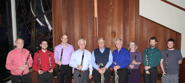 The San Luis Obispo Wind Orchestra's clarinet choir will be one of the performers at the concert raising money for Atascadero United Methodist Church's Imagine No Malaria fundraiser. Photo by Heather Young