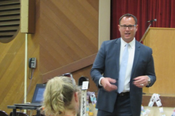 Superintendent Chris Williams who spoke about the school district’s commitment to providing the best support for students. Williams stated, “We want to be able to do everything we can for our children.”