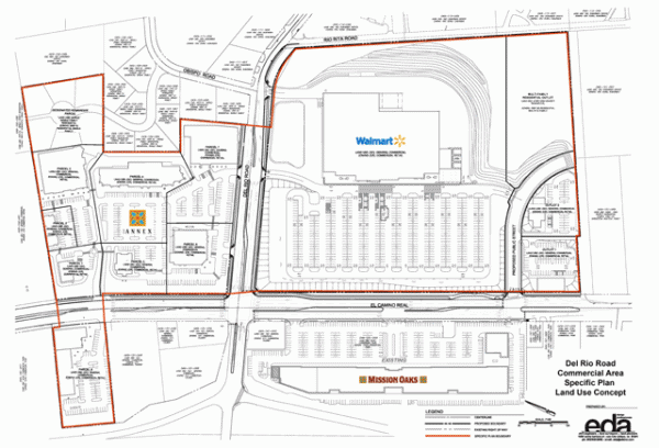 This is the approved site plan for Walmart and the surrounding sites.
