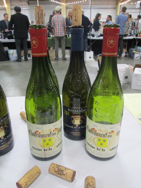 Empty bottles at the end of the two-day Grand Tasting.