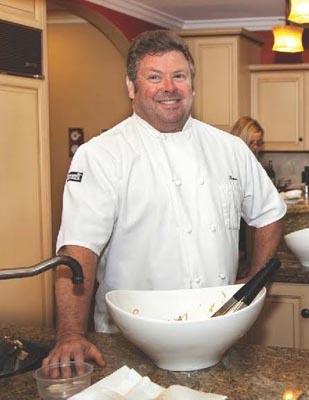 Chef Bruce Finch on the television show Chopped.