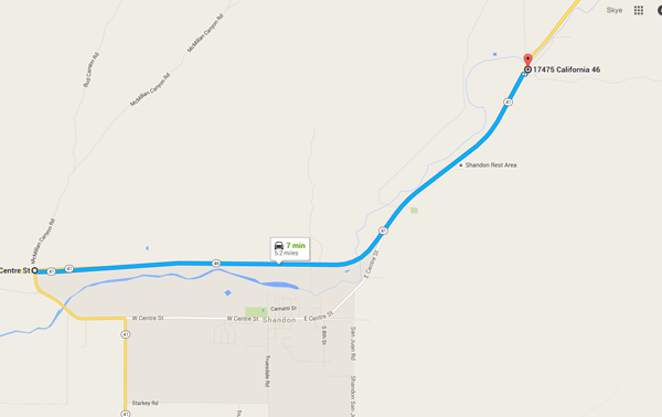 Mcmillian canyon to lycy brown road 46 widening