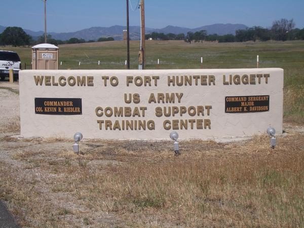 Fort Hunter Liggett on lock down