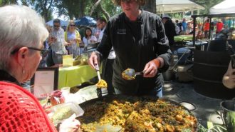 Paso Robles Pinot and Paella Maegen Loring