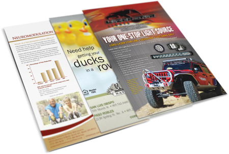 Flyers and brochures