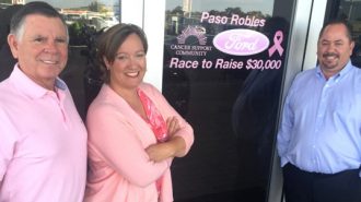 Cancer Support Community, Paso Robles Ford, Race to Raise $30,000, Shannon D’Acquisto, Thom Schulz, Heath Shepherd, Meagan Friberg