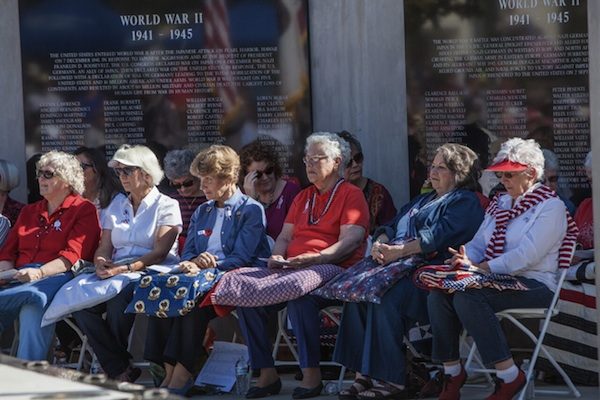 24 quilts were given out during the Quilts of Valor presentation in Atascadero. Photo by Rick Evans. 