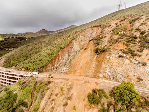 Highway 41 landslide