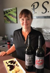 Lisa Pretty, owner/winemaker of P.S. Cellars winery