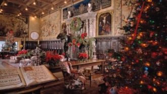 hearst castle christmas decorations