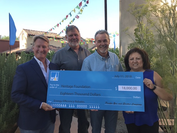 PG E Presents 18k Rebate Check To Mid State Fair Heritage Foundation 