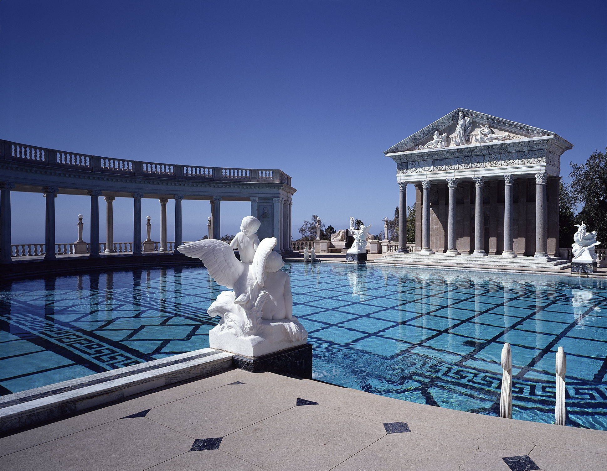 Hearst Castle pool refilled - Paso Robles Daily News