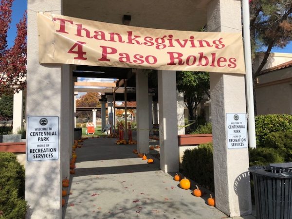 Thanksgiving for paso robles 2018