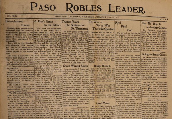 Paso Robles History