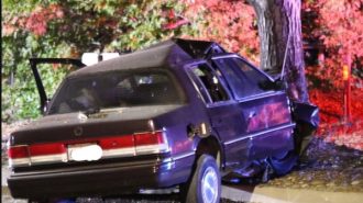 Male driver dies after crashing into oak tree in Atascadero