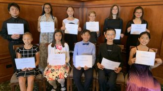 Paderewski Festival announces Youth Competition winners