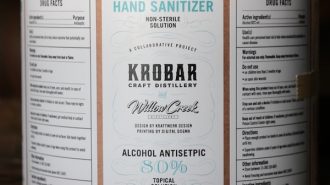 Local distilleries donate 220 gallons of sanitizer to county emergency services