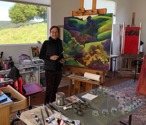Take a virtual painting class with Studios on the Park founder Ann Landon