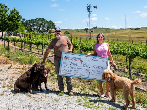 Pleasant Valley Wine Trail donates over $5k to Woods Humane