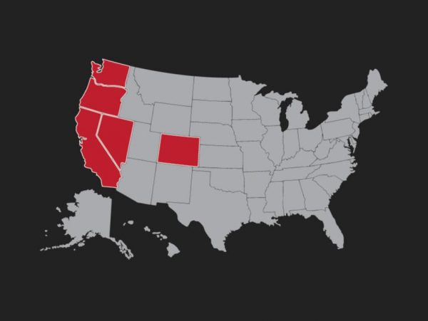 The Western States Pact includes California, Oregon, Washington, Nevada and Colorado. 