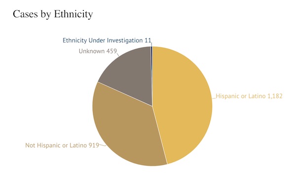 cases by ethnicity