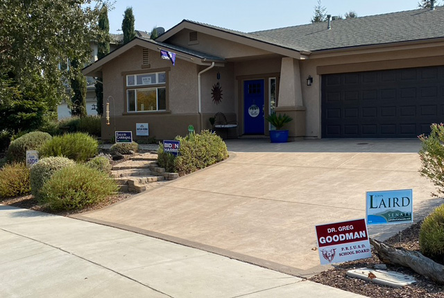 political campaign signs in paso robles